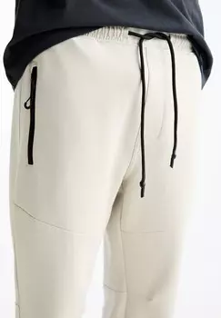 Спортивные брюки TECHNICAL INTERLOCK JOGGERS PULL&BEAR, песочный