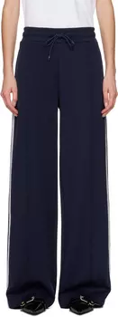 Спортивные брюки темно-синего цвета MSGM