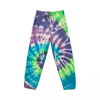 Спортивные брюки The Elder Statesman Mordechai Swirl Sweatpants Ivory, белый