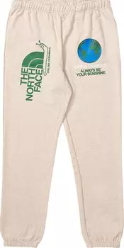 Спортивные брюки The North Face x Online Ceramics Graphic Sweatpants 'White Regrind', кремовый