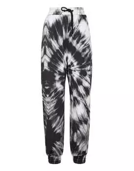 Спортивные брюки Tie Dye PHILIPP PLEIN, черный/белый