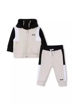 Спортивные брюки TODDLER CARDIGAN+TROUSERS BOSS Kidswear, песочный