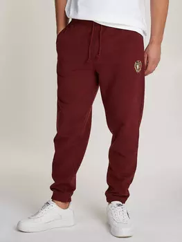 Спортивные брюки Tommy Jeans Regular Fit, бордо