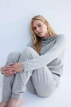 Спортивные брюки тонкой вязки H&M, серый