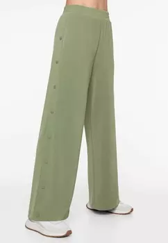 Спортивные брюки TOUCH WIDE WITH BUTTONS OYSHO, цвет Mottled Green