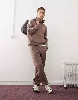 Спортивные брюки Trefoil Essentials коричневого цвета adidas Originals