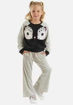 Спортивные брюки Twin Gazalles Denokids, цвет light grey black