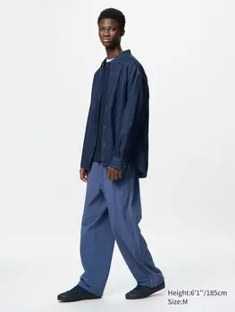 Спортивные брюки ultra stretch active Uniqlo, цвет 66 синий