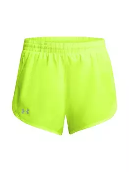 Спортивные брюки UNDER ARMOUR Regular Workout Pants Fly-By 3, неоновый зеленый
