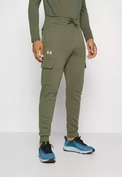 Спортивные брюки Under Armour RIVAL JOGGER, цвет Marine Od Green/White