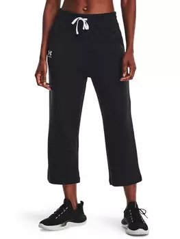 Спортивные брюки Under Armour Rival Terry Flare Crop, черный