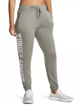 Спортивные брюки Under Armour Rival Terry Graphic Jogr, зеленый