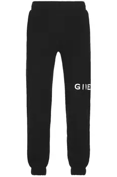 Спортивные брюки узкого кроя для бега Givenchy, черный