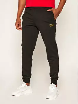 Спортивные брюки узкого кроя Ea7 Emporio Armani, черный