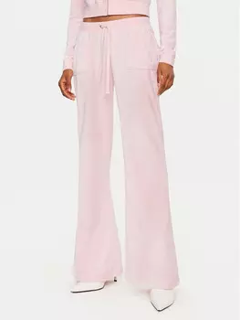 Спортивные брюки узкого кроя Juicy Couture, розовый