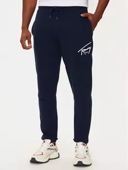 Спортивные брюки узкого кроя Tommy Jeans, синий