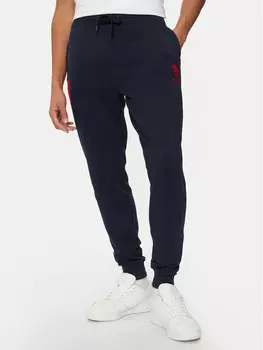 Спортивные брюки узкого кроя U.S. Polo Assn., синий