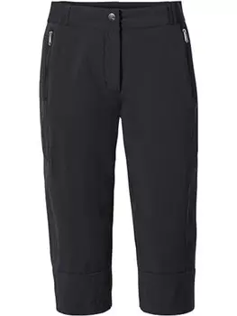 Спортивные брюки Vaude Wo Farley Stretch Capri III, черный