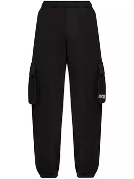 Спортивные брюки Versace Jeans Couture из хлопка, черный