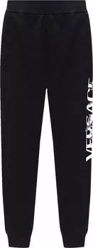 Спортивные брюки Versace Logo Sweatpants 'Black', черный