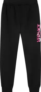 Спортивные брюки Versace Silver Baroque Sweatpants 'Black', черный