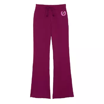 Спортивные брюки Victoria's Secret Pink Everyday Fleece High-waist Flare, розовый
