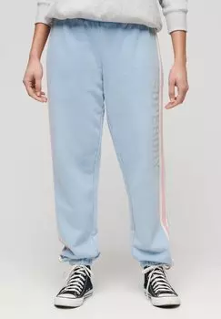 Спортивные брюки VINTAGE SIDE STRIPE JOGGERS Superdry, синий