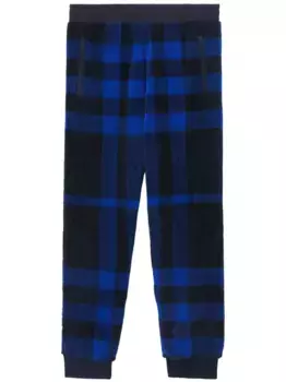 Спортивные брюки в клетку BURBERRY, синий