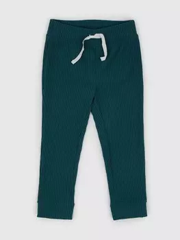 Спортивные брюки в рубчик Gap, зеленый