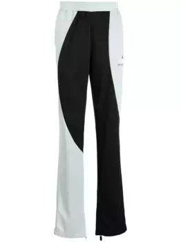 Спортивные брюки в стиле колор-блок с логотипом OFF-WHITE, синий