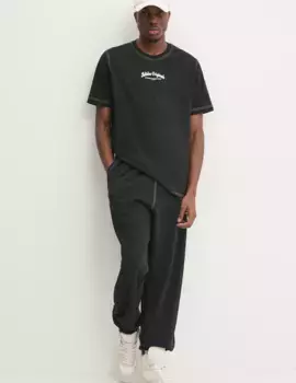 Спортивные брюки Wabash из хлопка adidas Originals, черный