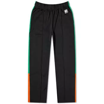 Спортивные брюки Wales Bonner Commune, цвет Black, Green & Orange