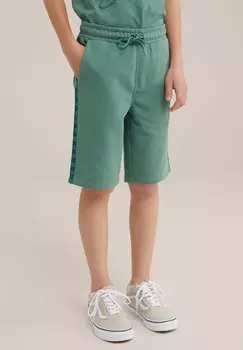 Спортивные брюки WE Fashion, темно-зеленый