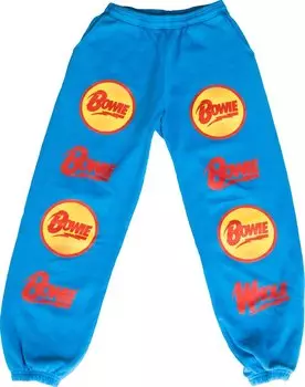 Спортивные брюки WHOLE David Bowie Logo Sweatpants 'Teal', синий