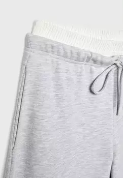 Спортивные брюки WIDE-LEG JOGGERS WITH WAISTBAND Stradivarius, серый