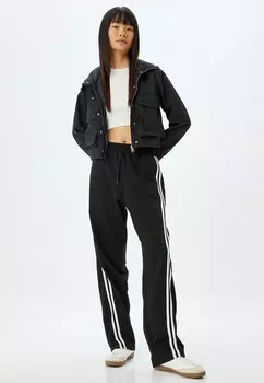 Спортивные брюки WIDE LEG Koton, черный