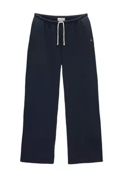 Спортивные брюки WIDE-LEG PULL&BEAR, темно-синий