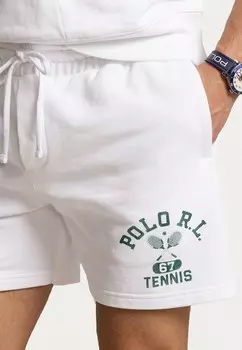 Спортивные брюки WIMBLEDON 14 CM FLEECE GRAPHIC SHORT Ralph Lauren, белый