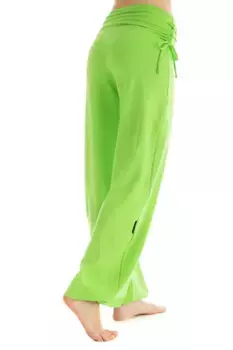 Спортивные брюки Winshape "WH1", с рюшами по бокам, зеленый