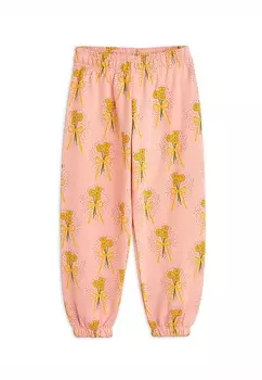 Спортивные брюки WINTER FLOWERS UNISEX Mini Rodini, розовый