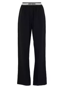 Спортивные брюки WRSTBHVR с логотипом на поясе, черный