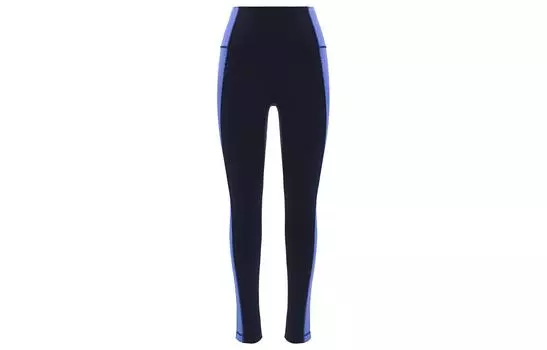 Спортивные брюки Wunder Train женские Lululemon, Marine Blue/Wild Indigo/Green Jasper