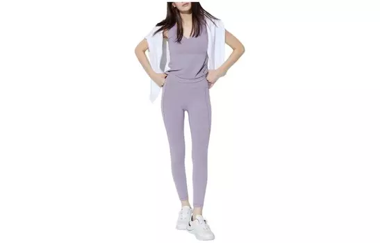 Спортивные брюки женские фиолетовые Uniqlo