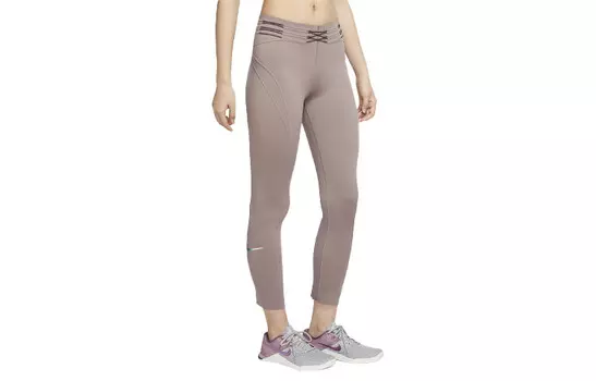 Спортивные брюки женские коричнево-серые Nike