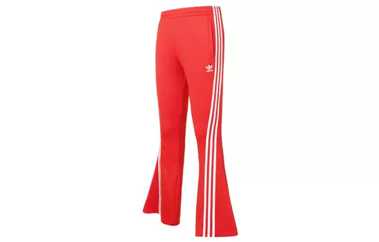 Спортивные брюки женские красные Adidas Originals