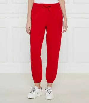 Спортивные брюки женские Polo Ralph Lauren Lunar на кулиске, красный