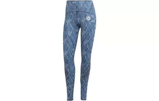 Спортивные брюки женские синие/белые Adidas