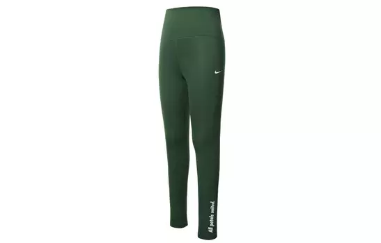 Спортивные брюки женские зеленые Nike