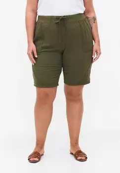 Спортивные брюки Zizzi MIT TASCHEN, цвет Ivy Green