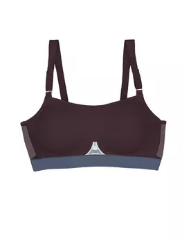 Спортивные бюстгальтер triaction by Triumph Gravity Lite, цвет deep burgundy